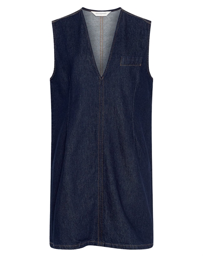 MSCH Copenhagen - MSCHAdna Alena SL Kjole - Dark Blue Wash